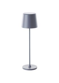 M&ouml;belix , Grau , Metall , D , 37 cm , Reach, Europ&auml;ischer Sicherheitsstandard, RoHS , h&ouml;henverstellbar, 3 Helligkeitsstufen, aufladbar &uuml;ber USB ,