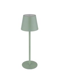 Globo , Hellgr&uuml;n , Metall , 90 mm , rund , F , 11.5x36x11.5 cm , CE , Touch-Schalter (on/off), Farben fixierbar ,