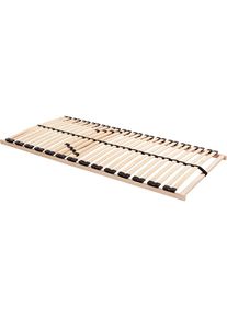 Primatex , Holz , Birke,Birke , 3-Zonen , 120x200 cm , Made in EU , Federleisten mit Duokappen, Mittelgurt, individuelle Liegeh&auml;rteeinstellung, nicht verstellbar, alternative Gr&ouml;&szlig;en erh&auml;ltlich ,