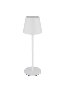Globo , Wei&szlig; , Metall , 90 mm , rund , F , 36 cm , CE , Touch-Schalter (on/off), Farben fixierbar ,