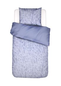 Bettw&auml;sche ESSENZA "Bettw&auml;sche Maribel", lila (lavendelblau), B/L: 155cm x 220cm, 1 Stk., 1 Stk., Twill, B/L: 80cm x 80cm, 2, Twill, Obermaterial: 100% Baumwolle CO., Bettw&auml;sche, Bettw&auml;sche