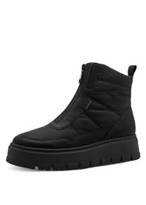 Winterboots Tamaris, Damen, Gr. 37, Warmfutter, schwarz, Lederimitat, Textil, gesteppt, unifarben, Schuhe Winterboots, Plateau, Snowboots mit Duo-Tex-Ausstattung