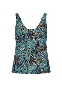 Tankini SIEH AN "Tankini-Oberteil Tankini-Oberteil mit verstellbaren Tr&auml;gern, bedruckt", Damen, Gr. 42, Cup D, bunt (wei&szlig;, ozean, bedruckt), Elegant, Bikini-Sets Tankini