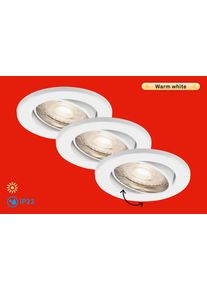 Briloner Leuchten LED Einbauleuchte "STEN", wei&szlig; (wei&szlig;, neutral), Leuchten, LED Einbauleuchte