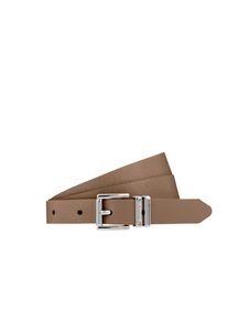 Lederg&uuml;rtel Tamaris "Franca", Damen, Gr. 105, beige (taupe), Rindsleder, G&uuml;rtel Lederg&uuml;rtel, mit dezent genarbter, leicht genarbter Oberfl&auml;che