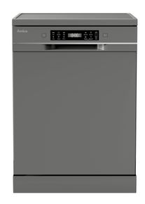 Amica Standgeschirrsp&uuml;ler "GSP 545 580 SM", Energieeffizienz: C, grau (schwarz, matt), B:60cm H:85cm T:60cm, Geschirrsp&uuml;ler, 15 Ma&szlig;gedecke &ndash; Extra viel Platz f&uuml;r gro&szlig;e Sp&uuml;lmengen, Standgeschirrsp&uuml;ler