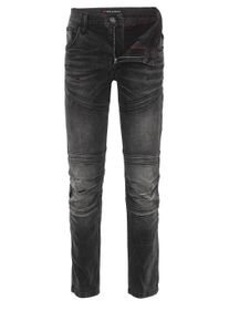 Cipo & Baxx 5-Pocket-Jeans CIPO & BAXX "Cipo & Baxx Jeanshose CD876", Herren, Gr. W36/L32, L&auml;nge 32, grau (anthrazit), Casual, slim fit, Jeans 5-Pocket-Jeans, mit stylischer Waschung