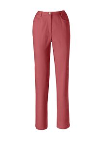 Bequeme Jeans SIEH AN "Jeans Jeans mit Stretch-Anteil", Damen, Gr. 285, Kurzgr&ouml;&szlig;en, rot (rostrot), Denim/Jeans;Twill, , Basic, gerade, Jeans Bequeme Jeans