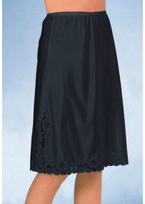 Unterkleid SIEH AN "Unterrock Unterrock mit Spitzenborte", Damen, Gr. 40, N-Gr, schwarz, Elegant, Kleider Unterkleid