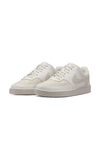 Sneaker Nike Sportswear "Court Vision Low Next Nature", Damen, Gr. 41, beige (summit wei&szlig;, light bone), Synthetik, Schuhe Sneaker, inspiriert vom Design des Nike Air Force