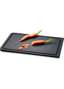 Tranchierbrett CONTINENTA "BAND, Duracore schwarz", schwarz, B:27cm H:0,9cm L:38,5cm, Zellulosefaser, Schneidebretter, Tranchierbrett