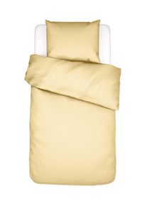 Bettw&auml;sche ESSENZA "Bettw&auml;sche Minte", beige (gelb straw), B/L: 140cm x 200cm, 1 Stk., 1 Stk., Satin, B/L: 90cm x 70cm, 2, Satin, Obermaterial: 100% Baumwolle CO., Bettw&auml;sche, Bettw&auml;sche