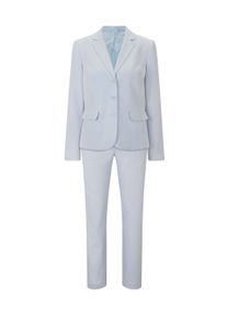 Business-Kost&uuml;m Heine "Hosenanzug Hosenanzug in elastischer Qualit&auml;t", Damen, Gr. 38, blau (hellblau), Elegant, Kost&uuml;me Business-Kost&uuml;m