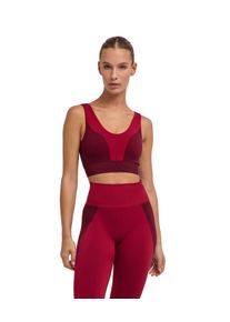 Sport-BH Falke "Seamless Shape", Damen, Gr. L, N-Gr, rot (ruby (8830)), BHs Sport-BH