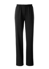 Jogginghose Hajo "Freizeithose Freizeithose mit Stay-fresh-Ausr&uuml;stung", Damen, Gr. 2, Kurzgr&ouml;&szlig;en, schwarz, Basic, gerade, Hosen Jogginghose