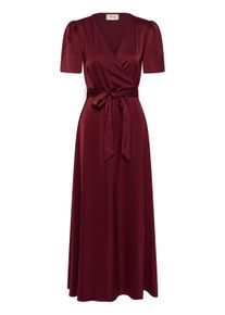 Midikleid Cream "Cream Kleid CRCatie", Damen, Gr. 46, N-Gr, rot (zinfandel), Obermaterial: 98% Polyester PES. 2% Elasthan EL., Kleider Midikleid