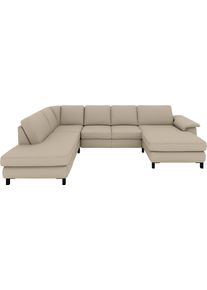 Ecksofa Musterring "MR365", beige (taupe), B:327cm H:84cm T:219cm, 88% Polyester, 12% Polyacryl, Sofas, Ecksofa, Mit gerundeter 29 cm Armlehne, Material/Funktion w&auml;hlbar, 327 x 219 cm