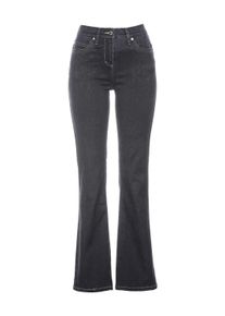 5-Pocket-Jeans WITT "Jeans Bootcut-Jeans im 5-Pocket-Stil", Damen, Gr. 23, Kurzgr&ouml;&szlig;en, schwarz (dunkelblau), Web, Stoff, , Modisch, schmal, Jeans 5-Pocket-Jeans