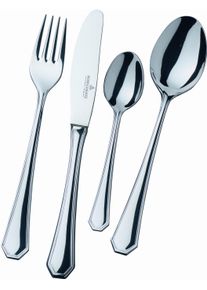 Besteck-Set "Modena", silber (silberfarben), 72 Stk., Chromnickelstahl 18/10, PICARD & WIELP&Uuml;TZ SOLINGEN, Essbesteck-Sets, Besteck-Set, Massivmesser, Made in Germany