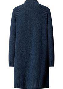 Strickkleid Pepe Jeans "ADAMI DRESS", Damen, Gr. M, N-Gr, Langarm, Strick, blau (admiral blau), Strick, Obermaterial: 100% Baumwolle, meliert, kniefrei, hoch geschlossener Ausschnitt, Raglan&auml;rmel Rippstrickb&uuml;ndchen, Kleider Strickkleid