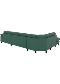 Ecksofa Musterring "MR365", gr&uuml;n, B:327cm H:84cm T:219cm, 95% Polyester, 5% Nylon, Sofas, Ecksofa, Mit gerundeter 29 cm Armlehne, Material/Funktion w&auml;hlbar, 327 x 219 cm