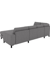 Ecksofa Musterring "MR365", grau (stone), B:325cm H:84cm T:219cm, 100% Polyester, Sofas, Ecksofa, Mit gerader 27 cm Armlehne, Material/Funktion w&auml;hlbar, 325 x 219 cm