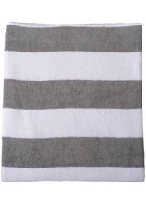 WEWO-Fashion Saunatuch WEWO FASHION "9715ST", grau (grau, wei&szlig;), B:70cm L:200cm, Frottier, Baumwolle, Handt&uuml;cher, Saunatuch, UV-best&auml;ndig