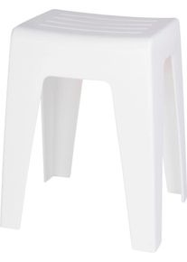 Hocker Wenko "Kumba", wei&szlig;, B:38cm H:47cm T:32cm, Hocker, Hocker