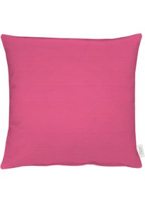 Dekokissen Apelt "4362 Rips Uni-Farben" Gr. 2, pink (pink, unifarben), B:51cm L:51cm, Mischgewebe, Dekokissen_Sitzkissen_Kissenh&uuml;llen, Dekokissen, Wasser- und Schmutzabweisend