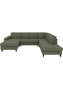 Ecksofa Musterring "MR365", gr&uuml;n (turtle), B:325cm H:84cm T:219cm, 100% Polyester, Sofas, Ecksofa, Mit gerader 27 cm Armlehne, Material/Funktion w&auml;hlbar, 325 x 219 cm