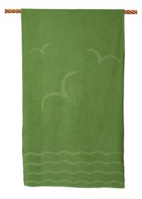 WEWO-Fashion Strandtuch WEWO FASHION "9526", gr&uuml;n (grass), B:100cm L:180cm, Frottier, Frottier, Handt&uuml;cher, Strandtuch, R&uuml;ckseite nahezu glatt