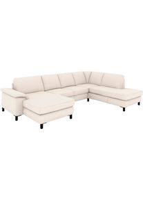 Ecksofa Musterring "MR365", wei&szlig; (snow), B:327cm H:84cm T:219cm, 88% Polyester, 12% Polyacryl, Sofas, Ecksofa, Mit gerundeter 29 cm Armlehne, Material/Funktion w&auml;hlbar, 327 x 219 cm