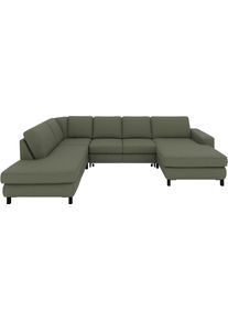 Ecksofa Musterring "MR365", gr&uuml;n (turtle), B:325cm H:84cm T:219cm, 100% Polyester, Sofas, Ecksofa, Mit gerader 27 cm Armlehne, Material/Funktion w&auml;hlbar, 325 x 219 cm