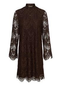 Midikleid Culture "Damen Kleid CUazime", Damen, Gr. M, N-Gr, braun (coffee bean), Obermaterial: 70% Nylon NY. 30% Baumwolle CO., Kleider Midikleid