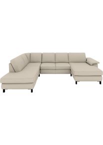 Ecksofa Musterring "MR365", beige (light, grau), B:327cm H:84cm T:219cm, 88% Polyester, 12% Polyacryl, Sofas, Ecksofa, Mit gerundeter 29 cm Armlehne, Material/Funktion w&auml;hlbar, 327 x 219 cm