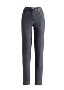 5-Pocket-Jeans WITT "Jeans 5-Pocket-Jeans mit Baumwoll-Stretch", Damen, Gr. 48, N-Gr, grau (anthrazit, denim), Denim/Jeans, , Sportlich, gerade, Jeans 5-Pocket-Jeans