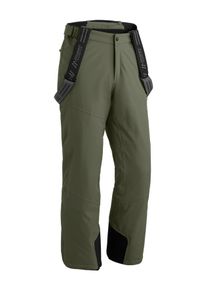 Skihose Maier Sports "Anton 3.0", Herren, Gr. 54, Normalgr&ouml;&szlig;en, gr&uuml;n (moosgr&uuml;n), 100% Polyester, Hosen Skihose, Herren Schneehose mit Hosentr&auml;gern, wind/wasserdicht, Regular Fit