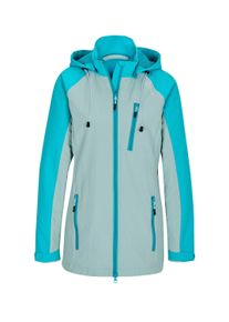 Funktionsjacke WITT "Funktionsjacke Funktionsjacke mit 1 Rei&szlig;verschluss-Innentasche", Damen, Gr. 40, blau (kalkmint, t&uuml;rkis), Web, Stoff, , Basic, Jacken Funktionsjacke