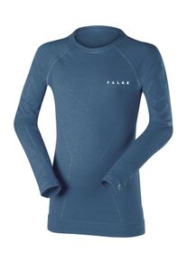 Langarmshirt Falke "Falke Langarmshirt", M&auml;dchen, Gr. 146, blau (capitain (6751)), Shirts Langarmshirt