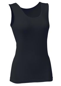 Achselhemd WITT "Achseltop Achseltop mit breiten Tr&auml;gern 2 St&uuml;ck", Damen, Gr. 42, 2 Stk., N-Gr, schwarz, Single-Jersey, , Sportlich, Unterhemden Achselhemd