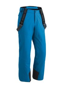 Skihose Maier Sports "Anton 3.0", Herren, Gr. 24, Kurzgr&ouml;&szlig;en, blau (saphirblau), 100% Polyester, Hosen Skihose, Herren Schneehose mit Hosentr&auml;gern, wind/wasserdicht, Regular Fit