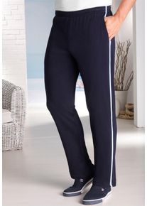 Schlupfhose SIEH AN "Freizeithose Freizeithose", Herren, Gr. 54, N-Gr, schwarz (marine), Jersey, , Sportlich, Hosen Schlupfhose