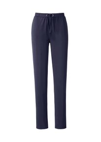 Schlupfhose WITT "Jersey-Hose Jerseyhose in leichter Qualit&auml;t", Damen, Gr. 46, N-Gr, blau (marine), Jersey, , Elegant, gerade, Hosen Schlupfhose