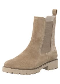 Chelseaboots Remonte "Stiefelette", Damen, Gr. 40, braun (camel), Obermaterial: 100% Rindsleder Leather cow., Schuhe Chelseaboots