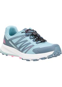 Wanderschuh McKINLEY "Kansas IV AQB W", Damen, Gr. 40, blau (blau aqua), Synthetik, Schuhe Wanderschuh, wasserabweisend