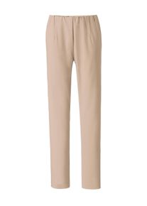 Schlupfhose SIEH AN "Hose Stretch-Hose mit innenliegendem Dehnbund", Damen, Gr. 2, Kurzgr&ouml;&szlig;en, beige, Elegant, schmal, Hosen Schlupfhose, mit innenliegendem Gummizugbund
