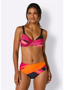 B&uuml;gel-Bikini WITT "Bikini Bikini", Damen, Gr. 52, Cup C, bunt (schwarz, orange), Modisch, Bikini-Sets B&uuml;gel-Bikini
