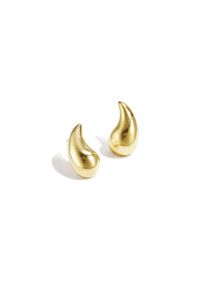 Adelia&acute;s Paar Ohrh&auml;nger ADELIA&acute;S "Ohrringe Ohrstecker in Tropfenform aus Edelstahl", gold (goldfarben), Ohrringe, Damen, Einheitsgr&ouml;&szlig;e, Edelstahl, Paar Ohrh&auml;nger, Ohrstecker in geschwungener Tropfenform als trendiger Modeschmuck mit gl&auml;nzender Oberfl&auml;che