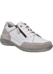 Schn&uuml;rschuh Josef Seibel "New Anvers 11, weiss-kombi", Herren, Gr. 42, wei&szlig; (wei&szlig;, kombi), Obermaterial: 100% Rindsleder Leather cow., Schuhe Schn&uuml;rschuh