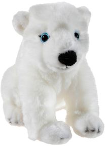 Kuscheltier Heunec "Bedrohte Tiere, Eisb&auml;r 25 cm", wei&szlig;, Pl&uuml;schfiguren, KinderH:25cm, Polyester, Kuscheltier, H:25cm